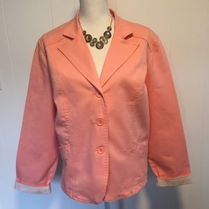 St. John’s Bay stretch blazer size large.